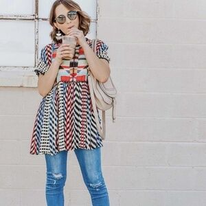 Rare! 💎 Anthropologie Conditions Apply Tunic Top Large